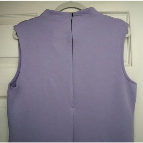 Nike HJ1385-533 Women Sz L-Tall Lilac Ice/Black Tech Fleece Tank Maxi Dress - Picture 4 of 16